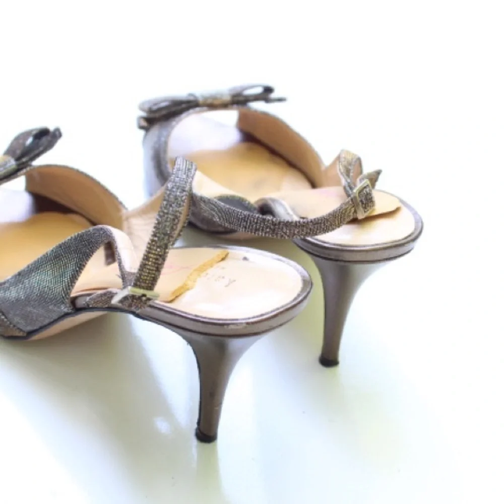 Kate Spade sling back bow pumps